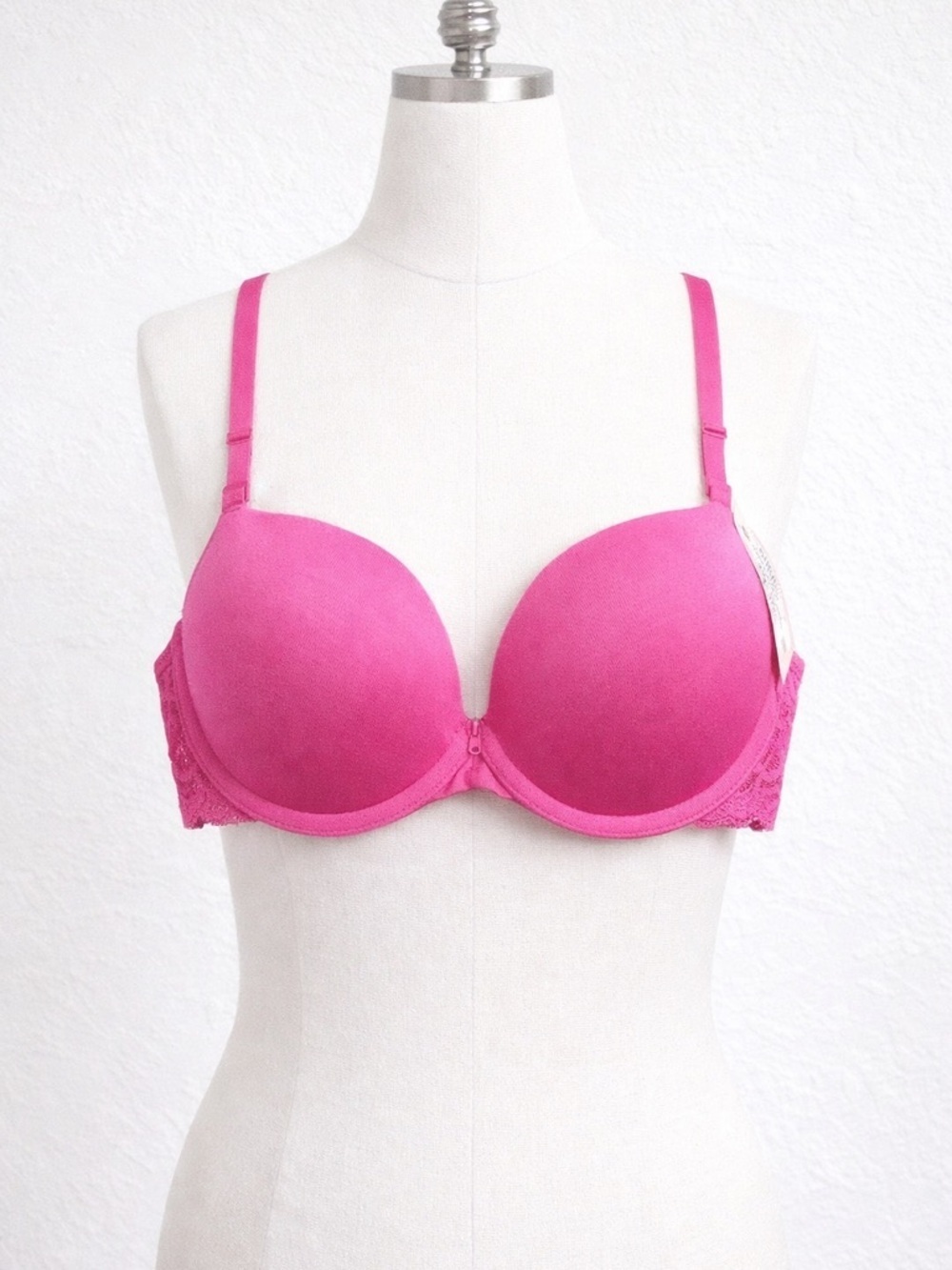 NWT LA SENZA pink push up bra 32C